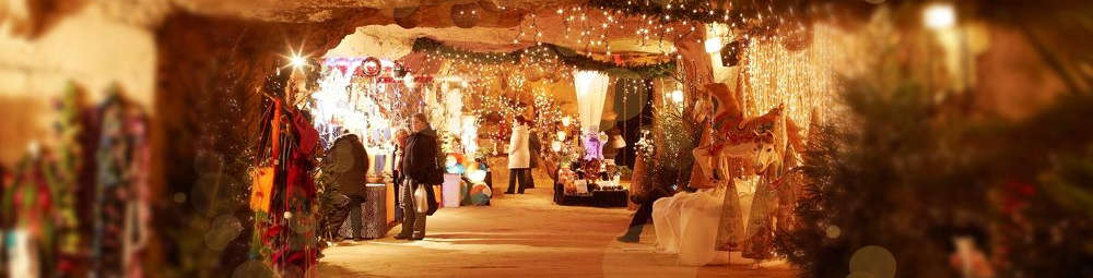 Kerstmarkt gemeentegrot valkenburg
